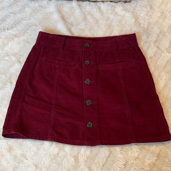 American Eagle Outfitters Dresses & Skirts - NWT AMERICAN Eagle Corduroy A Line High Rise Skirt